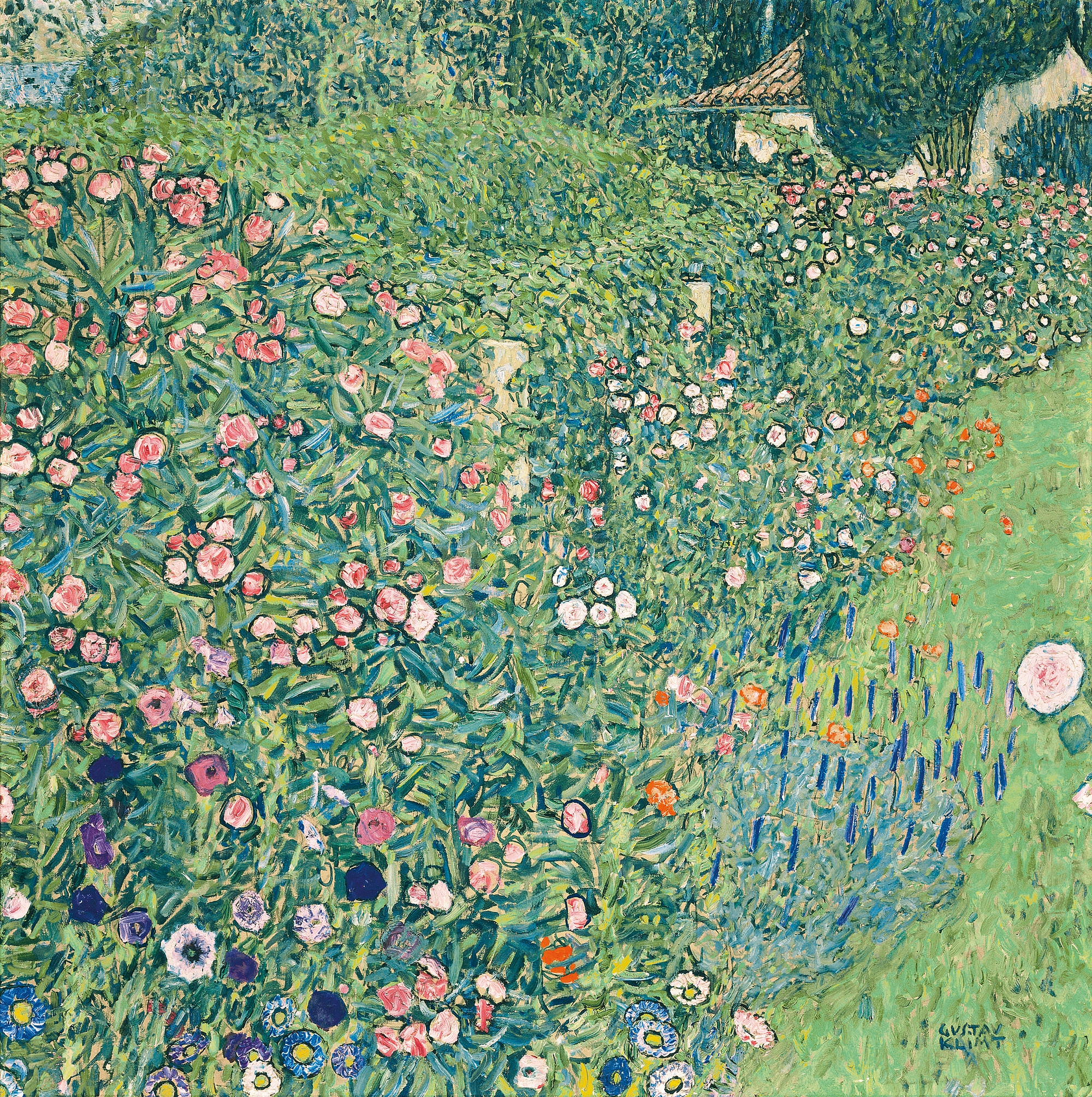 GUSTAV KLIMT, Italienische Gartenlandschaft, 1913 ©Kunsthaus Zug, Stiftung Sammlung Kamm