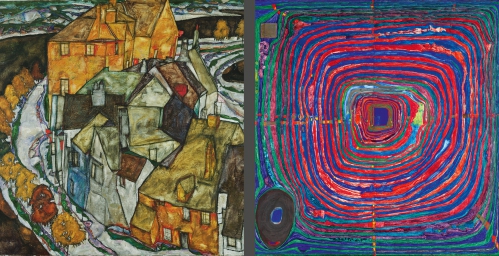 Hundertwasser-Schiele Info Lehrer ©Leopold Museum, Wien 2020