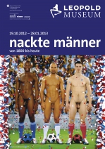 Plakat Nackte Männer ©Leopold Museum, Wien