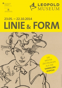 Plakat Linie und Form ©Leopold Museum, Wien